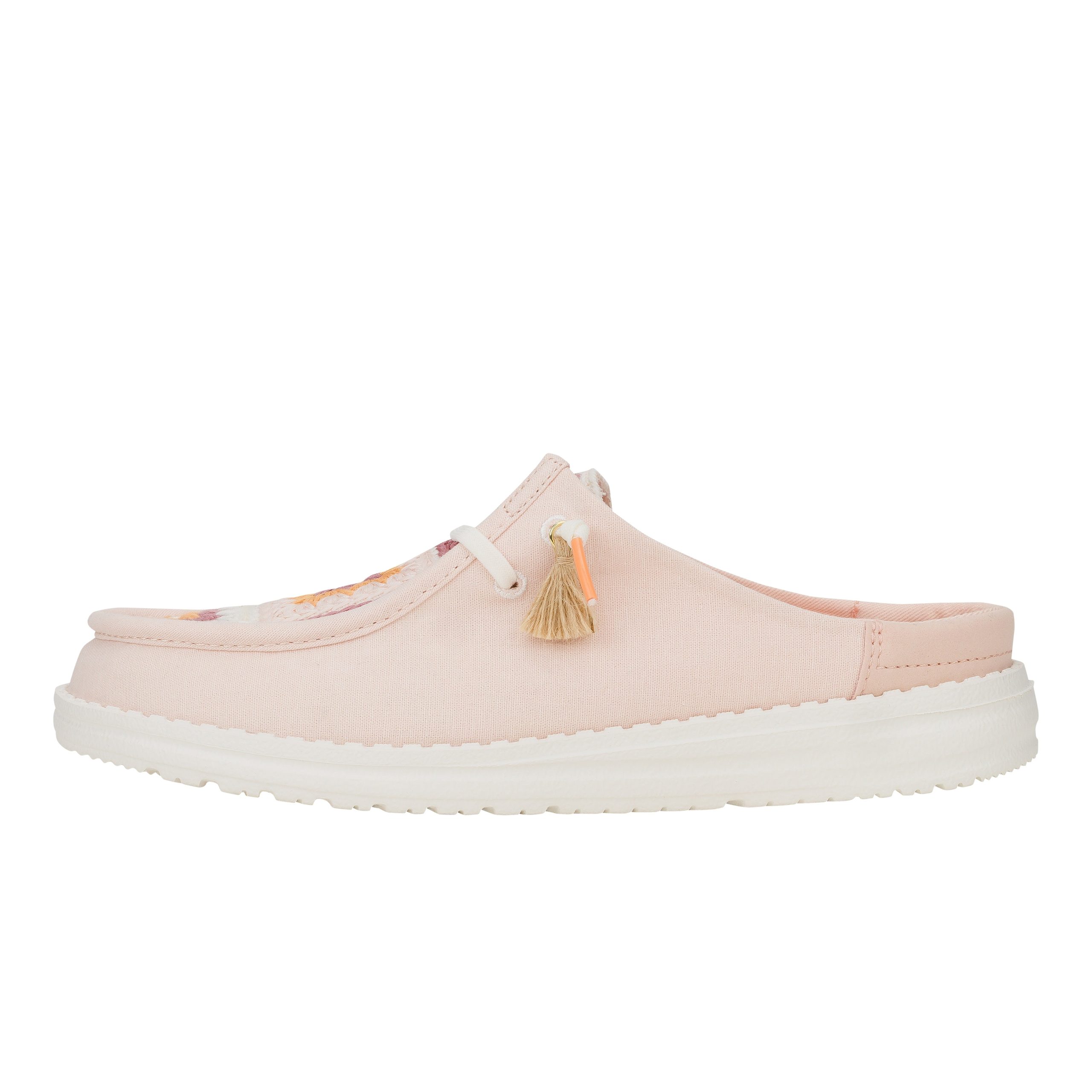 Wendy Slip Cottage Crochet - Pale Pink/Multi