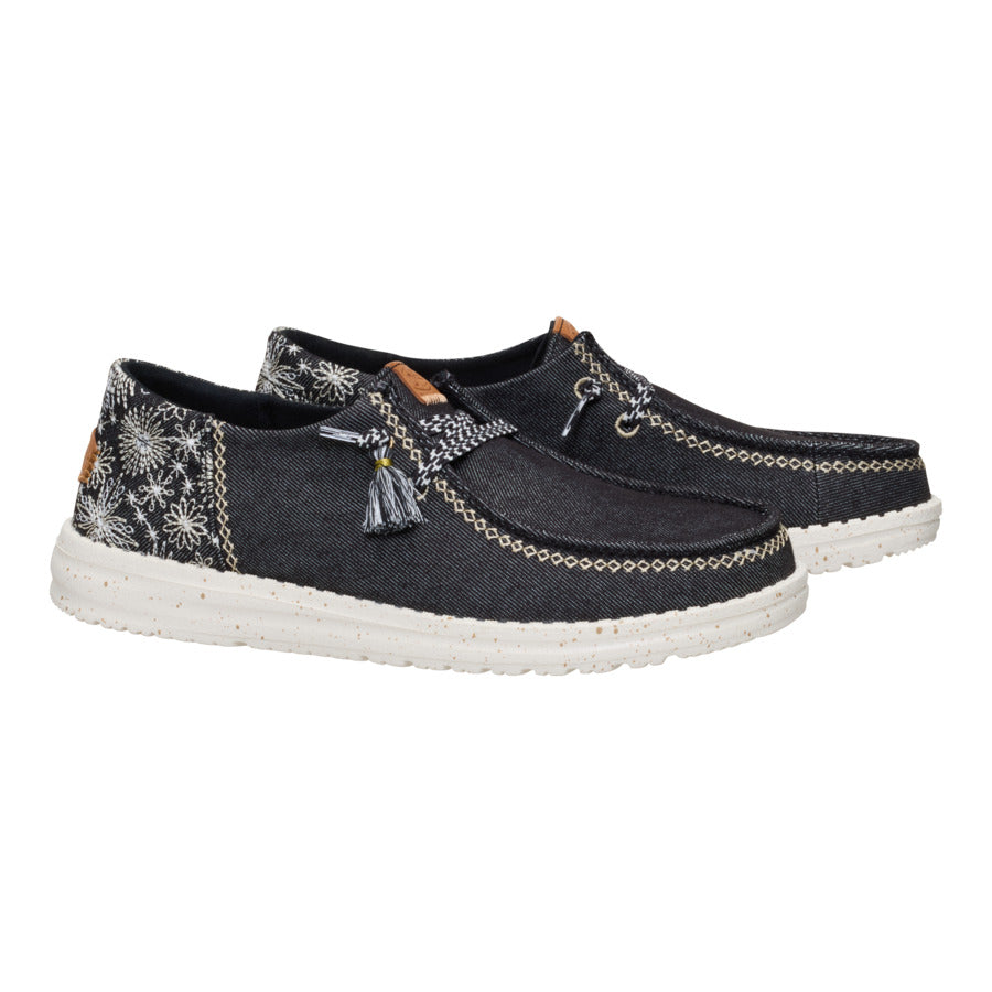 Wendy Funk Embroidered Floral - Black - Image 2