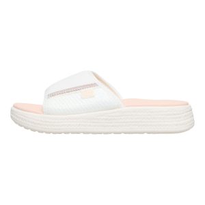 Tide Espadrille Slide - Off White/Tan