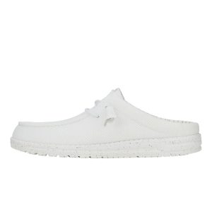 Wally Slip Stretch Sox - White