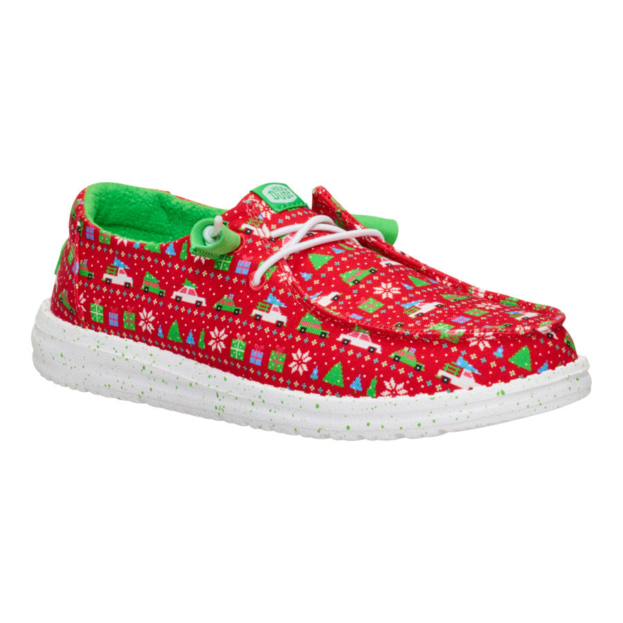 Wendy Holiday Sweater - Red/Green - Image 7