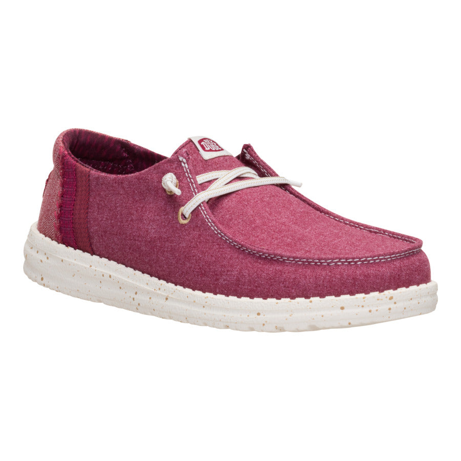 Wendy Break Brushed Linen - Burgundy - Image 7