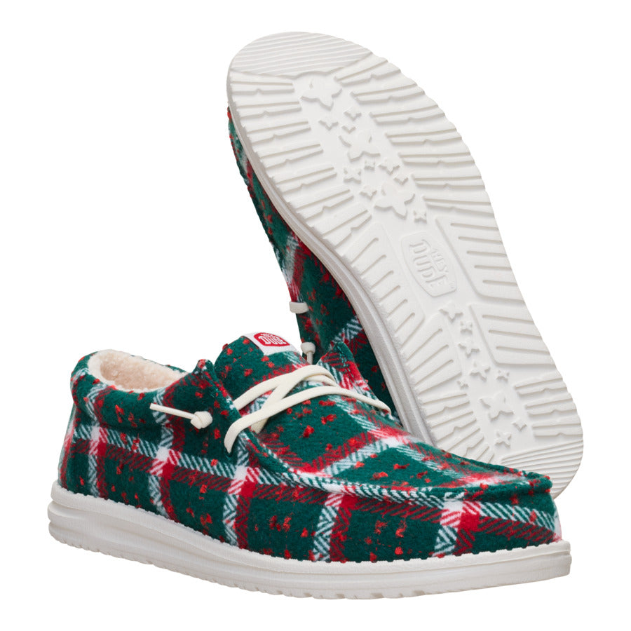 Wally Confetti Plaid Cozy - Red/Green/Multi - Image 3